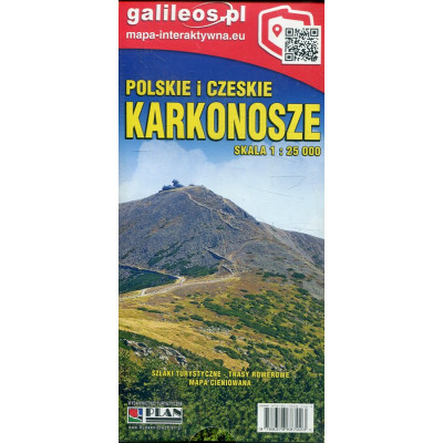 Polskie i czeskie Karkonosze. Skala 1:25 000