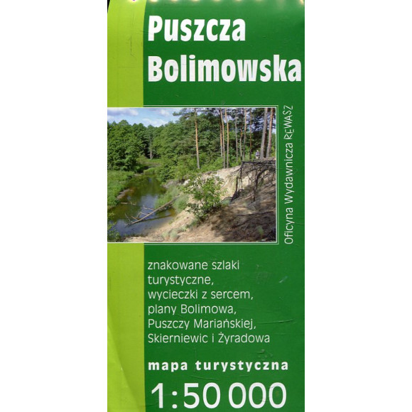 Puszcza Bolimowska. Mapa turystyczna 1:50 000