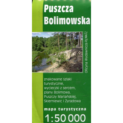 Puszcza Bolimowska. Mapa turystyczna 1:50 000