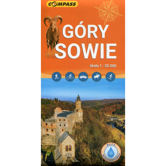 Góry Sowie Mapa laminowana 1:35 000