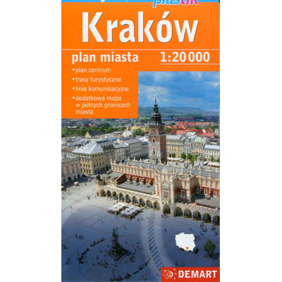 Kraków plan miasta 1:20 000