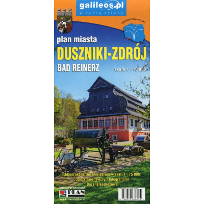 Plan miasta - Duszniki-Zdrój 1: 10 000