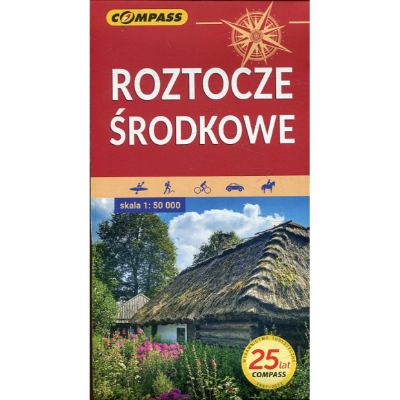 Roztocze Środkowe. Mapa turystyczna