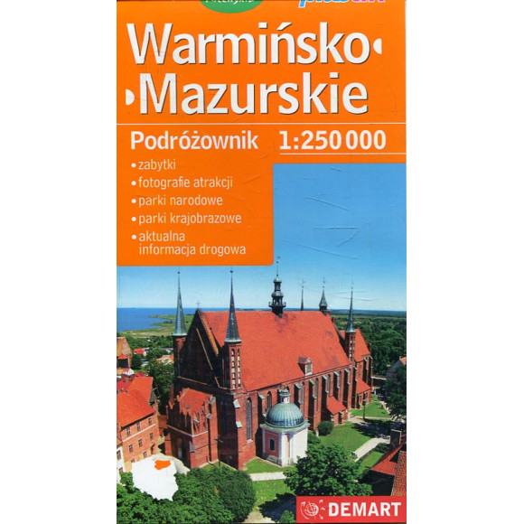 Warmińsko-mazurskie Podróżownik 1:250 000