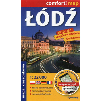 Łódź mapa kieszonkowa