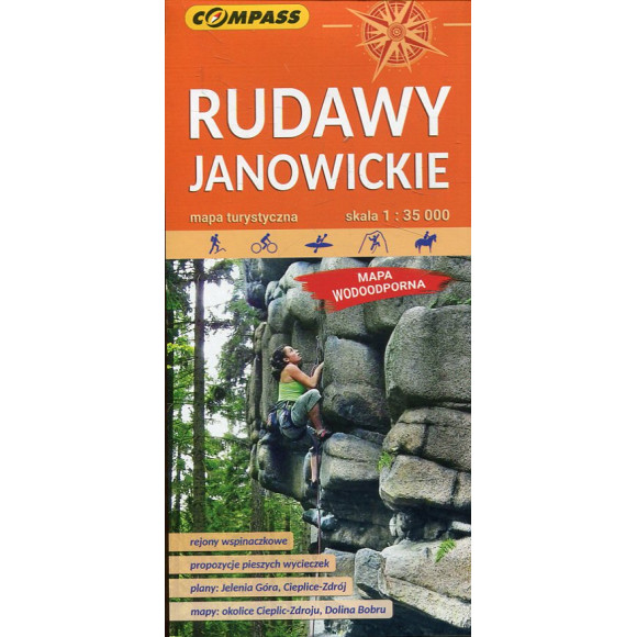 Rudawy Janowickie mapa laminowana - 1 : 35 000