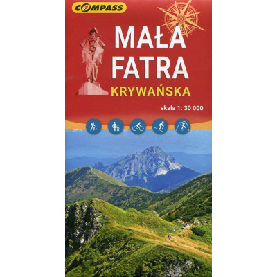 Mała Fatra Krywańska mapa - 1 : 30000