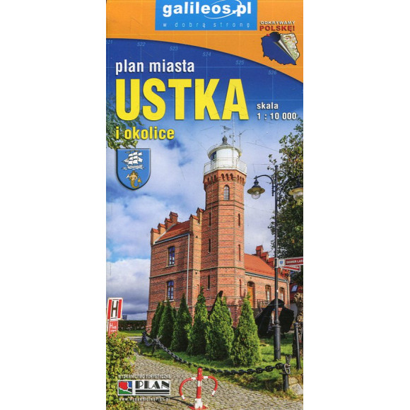 Ustka i okolice - plan miasta 1 : 10 000