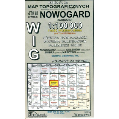 Nowogard - mapa WIG skala 1:100 000
