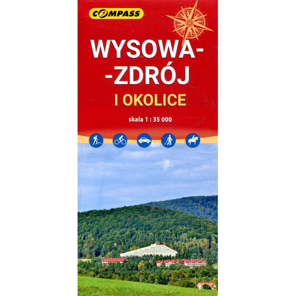 Wysowa-Zdrój i okolice - mapa w skali 1:35 000