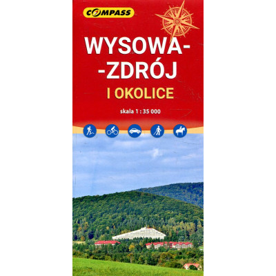 Wysowa-Zdrój i okolice - mapa w skali 1:35 000