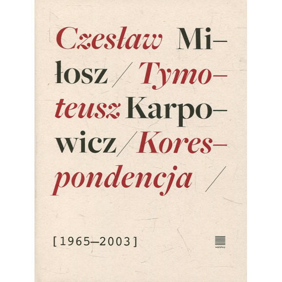 Korespondencja 1965-2003