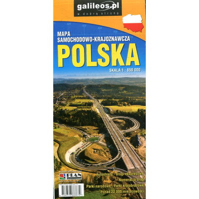 Polska mapa samochodowo-krajoznawcza 1:650 000