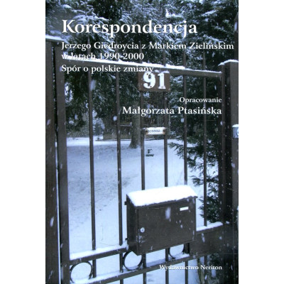 Korespondencja Jerzego Giedroycia z Markiem Zielińskim w latach 1990-2000.