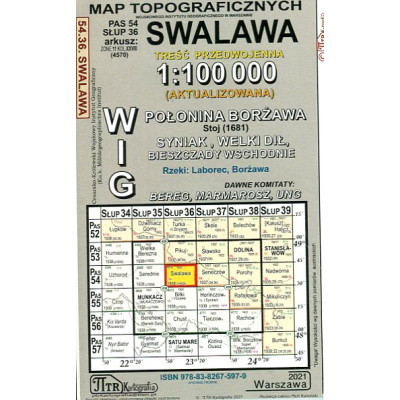 Swalawa - mapa WIG skala 1:100 000