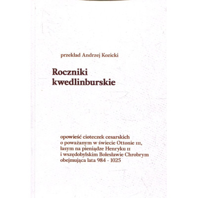 Roczniki kwedlinburskie z lat 984-1025