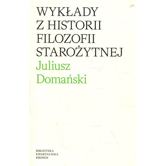Wykłady z historii filozofii starożytnej