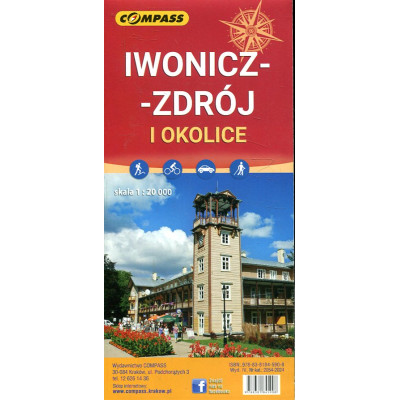 Iwonicz-Zdrój i okolice Rymanów-Zdrój i okolice - mapa1:20 000