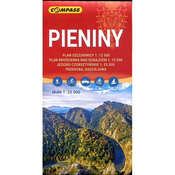 Pieniny - mapa 1:25 000