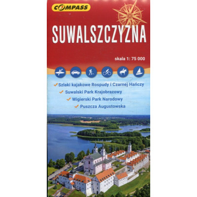 Suwalszczyzna - mapa turystyczna, skala 1:75 000