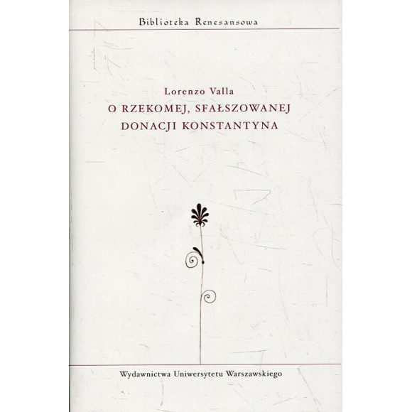 O rzekomej, sfałszowanej donacji Konstantyna