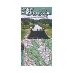 Kanał Augustowski - mapa